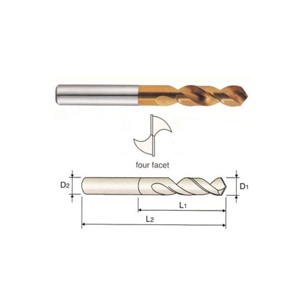 Yg-1 Tool Hss-Ex Hpd-Sus Twist Drill Tin-Coated (Stub) 0961JCN - main